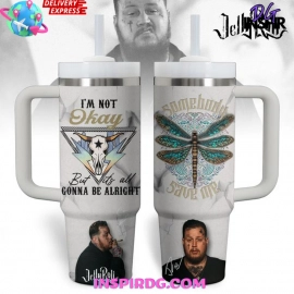 Jelly Roll Music Custom Stanley Quencher 30oz or 40oz Stainless Steel Tumbler With Handle HG